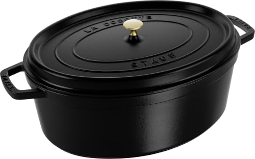 STAUB Cocotte en Fonte Ovale 33 cm, 6,7 L, Induction...