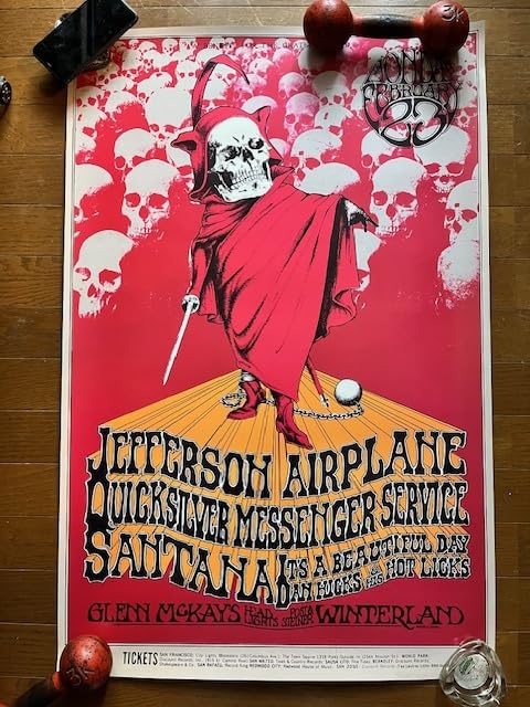 Amazon.co.jp: 大判 ビンテージ ロックポスターJefferson Airplane