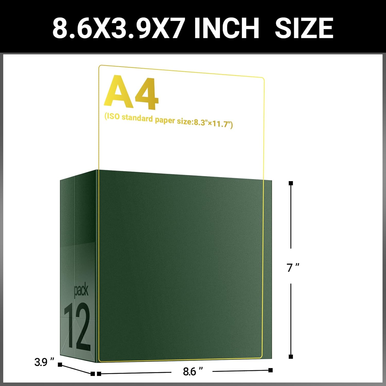 EUSOAR Small Paper Bags, 12pcs 8.6"x3.9"x7 Thank You Gift Wrap Bags with Handles Bulk, Merchandise Retail Shopping Wrapping Bags for Business, Craft Grocery, Wedding Birthday Christmas Party Favor - Image 2