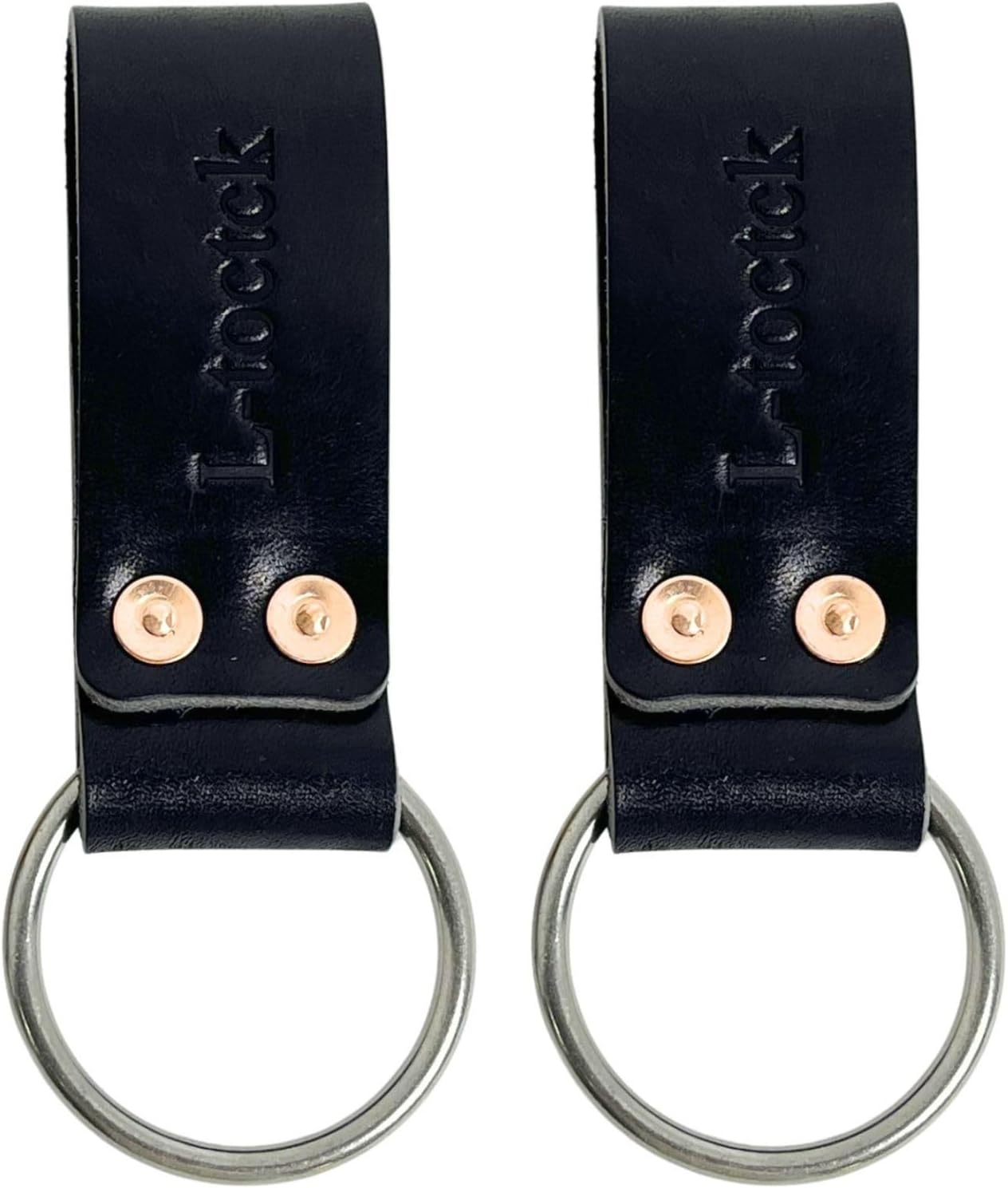 2pcs Leather Spud Wrench Holder, Durable Leather Hammer Holder Handmade Tool Belt Loop with Pure Copper Rivets for Electrician Carpenter