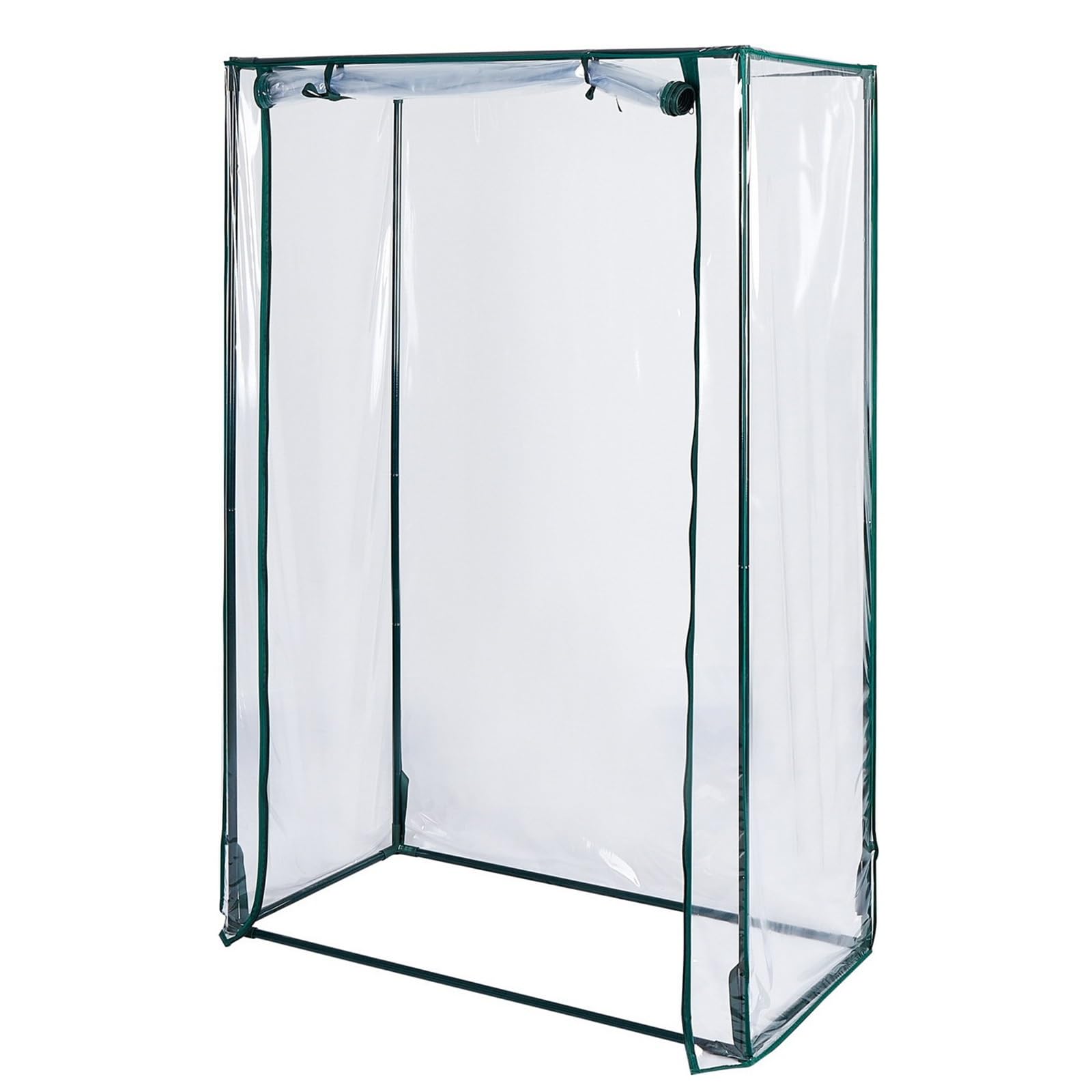 Miniserre Piccole, Applicabili Su Terrazzi, Con Copertura In Pvc, Per La Protezione Di Piante Di Medie E Grandi Dimensioni, Porta Con Cerniera(100x60x150cm)