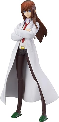 Good Smile Steins Gate White Coat Version Kurisu Makise Figma Figura de acción