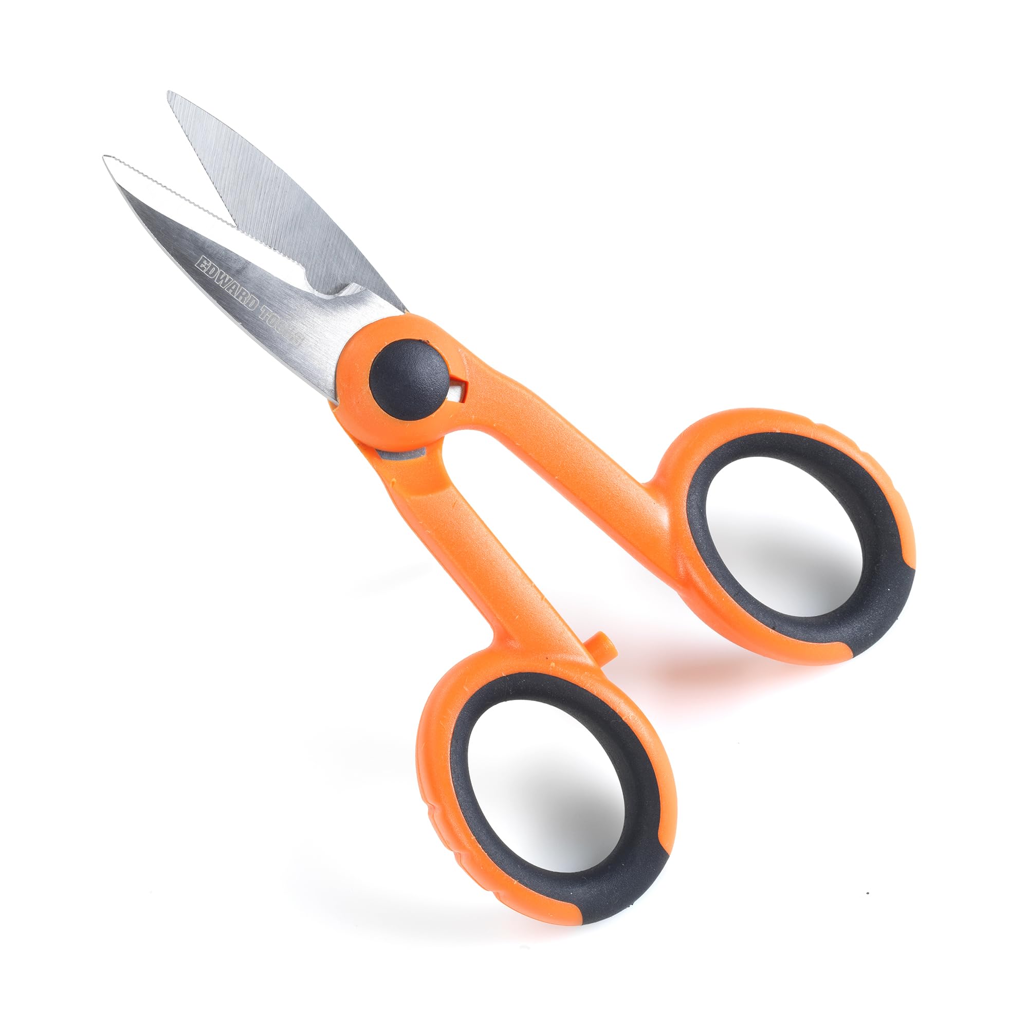 Edward Tools Harden Pro Electrician Scissors 5.5” - Heavy Duty