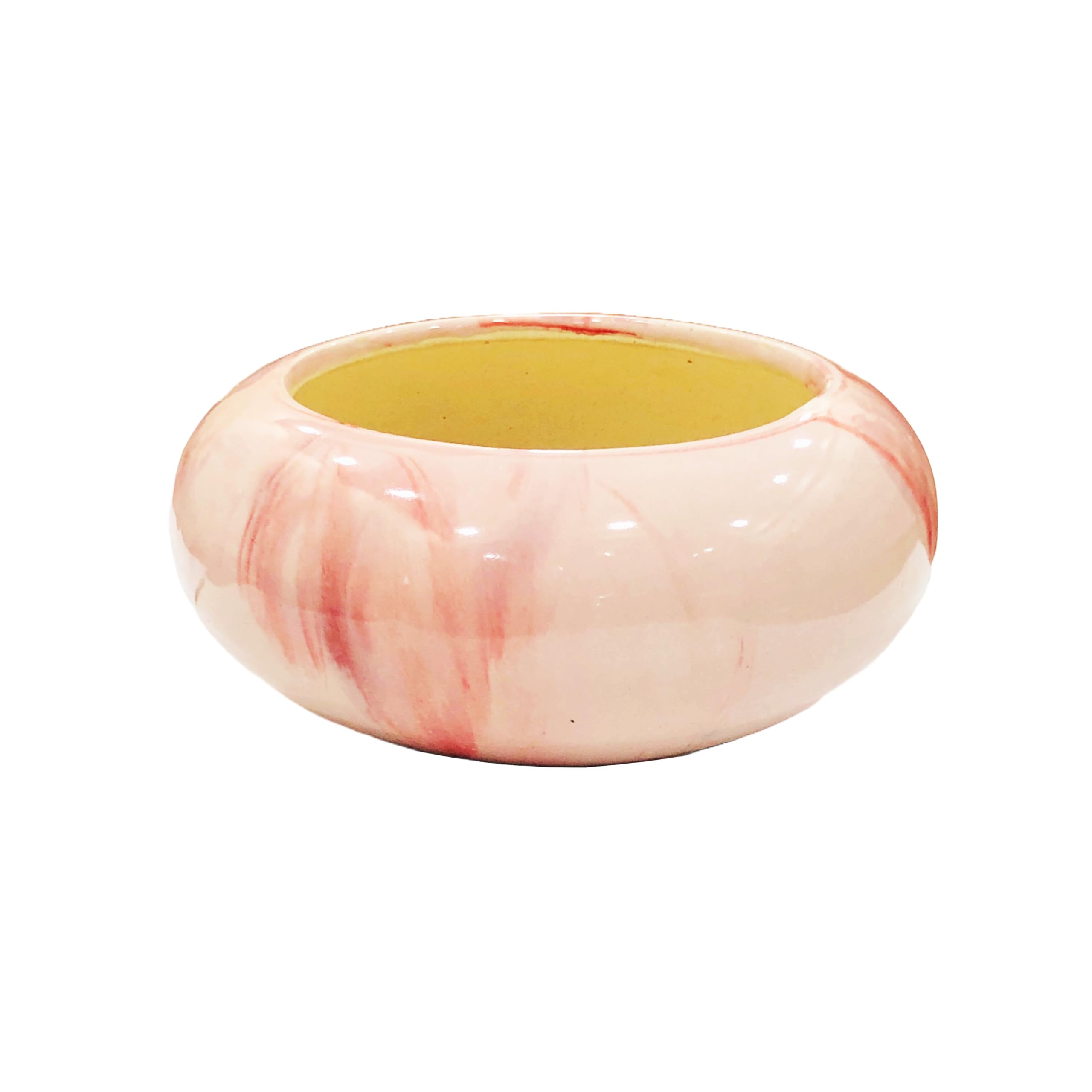 SHOPMEFAST Ceramic Bonsai Planter Pot for Indoor Ourdoor Plants, Home and Garden Decor, Decorative Succulents Pot (Color: Glossy Pink Shaded ; Size : 6 Inches.) (B0CCJ359KX) Amazon Price History, Amazon Price Tracker