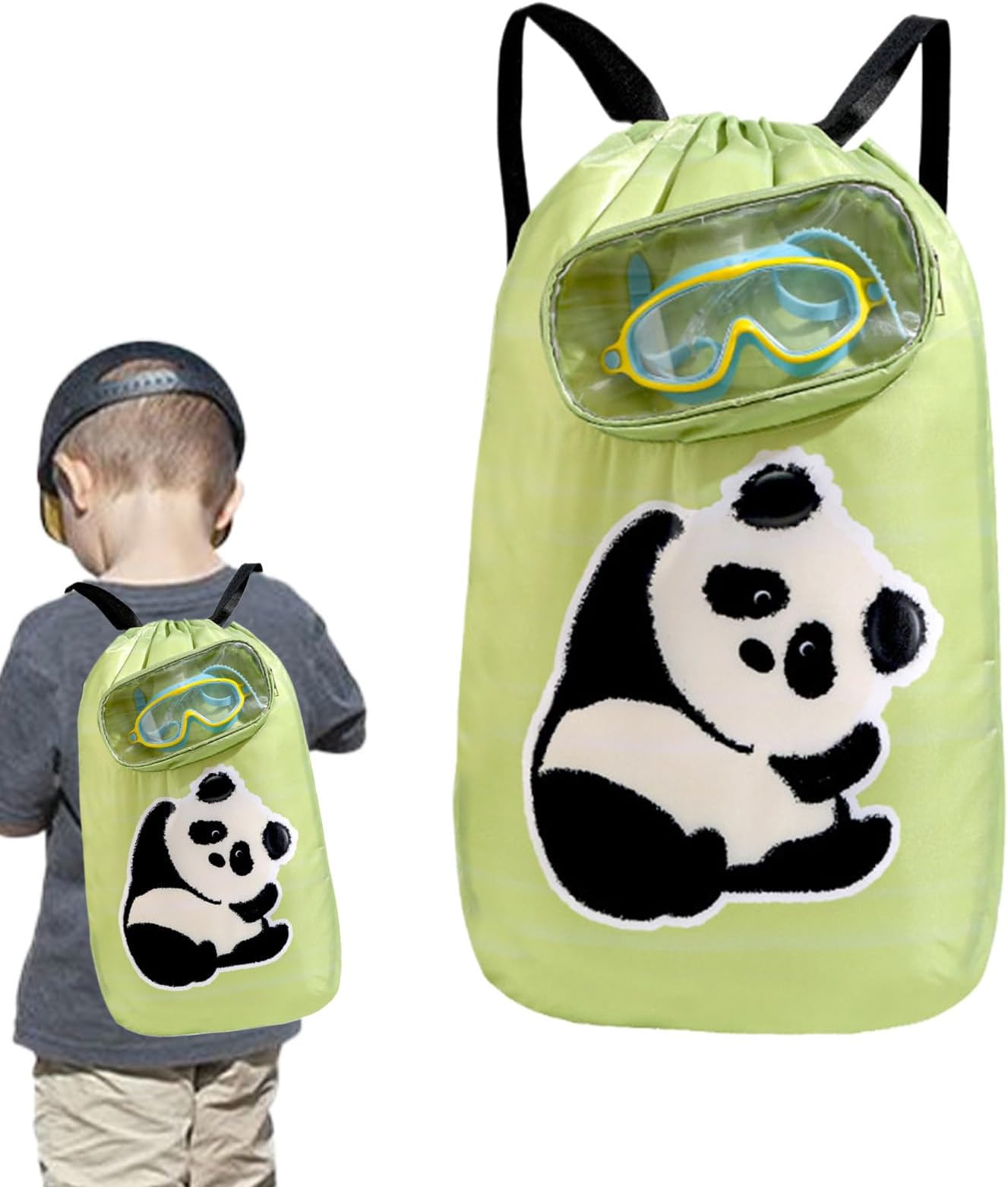 – Beach Backpack for Kids | Workout Gear Gym Drawstring Backpack Bag | Dry Wet Separated Equipment Gymsack for Outdoor Hiking Yoga Dance Shopping Camping Travel
