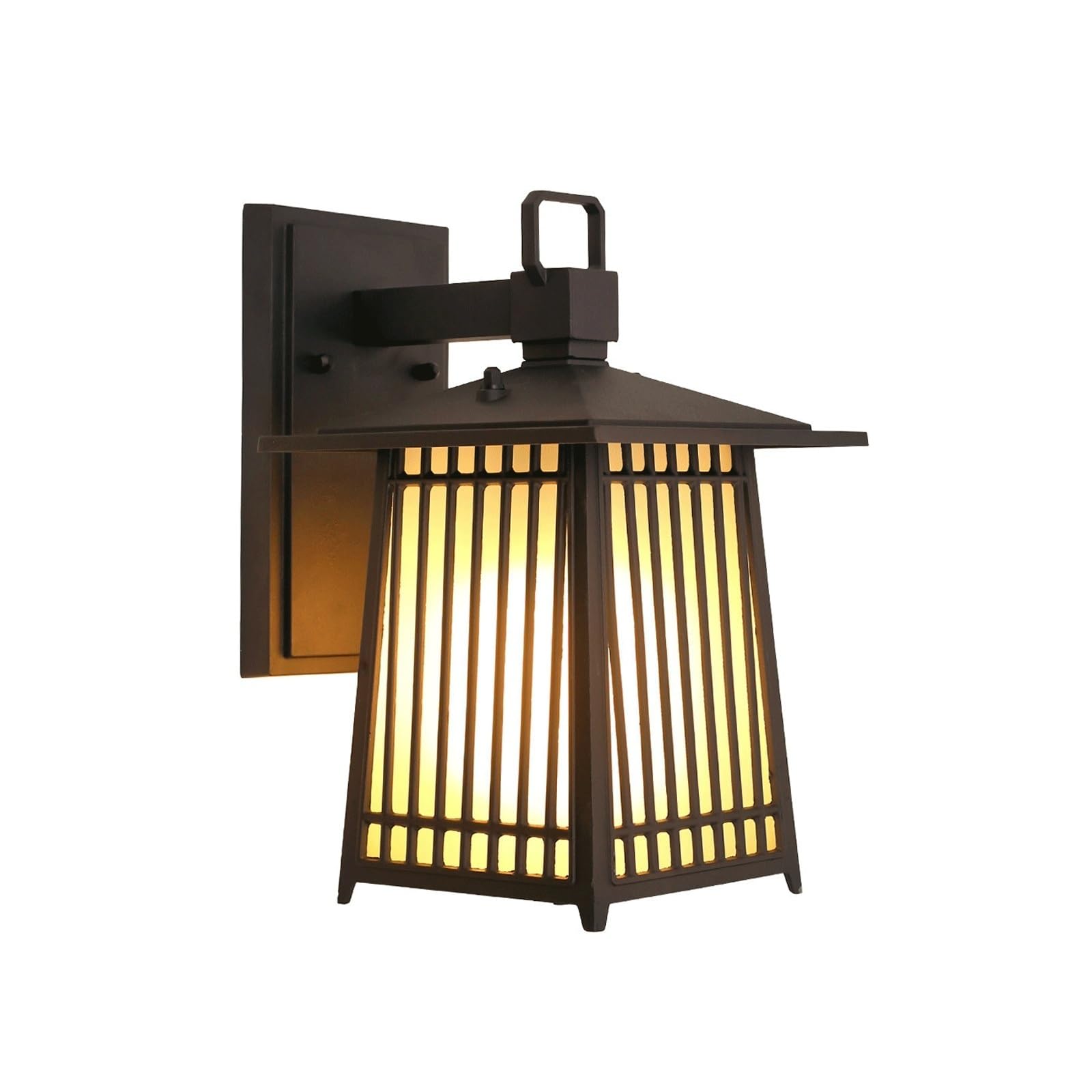 OZBMA Retro Black Outdoor Wall Lantern, Die Cast Aluminum Sconce Light with Frosted Glass, Vintage Lamp E27 Fixture for Porch, Patio, Garden, Entryway, Garage, Facade Cottage