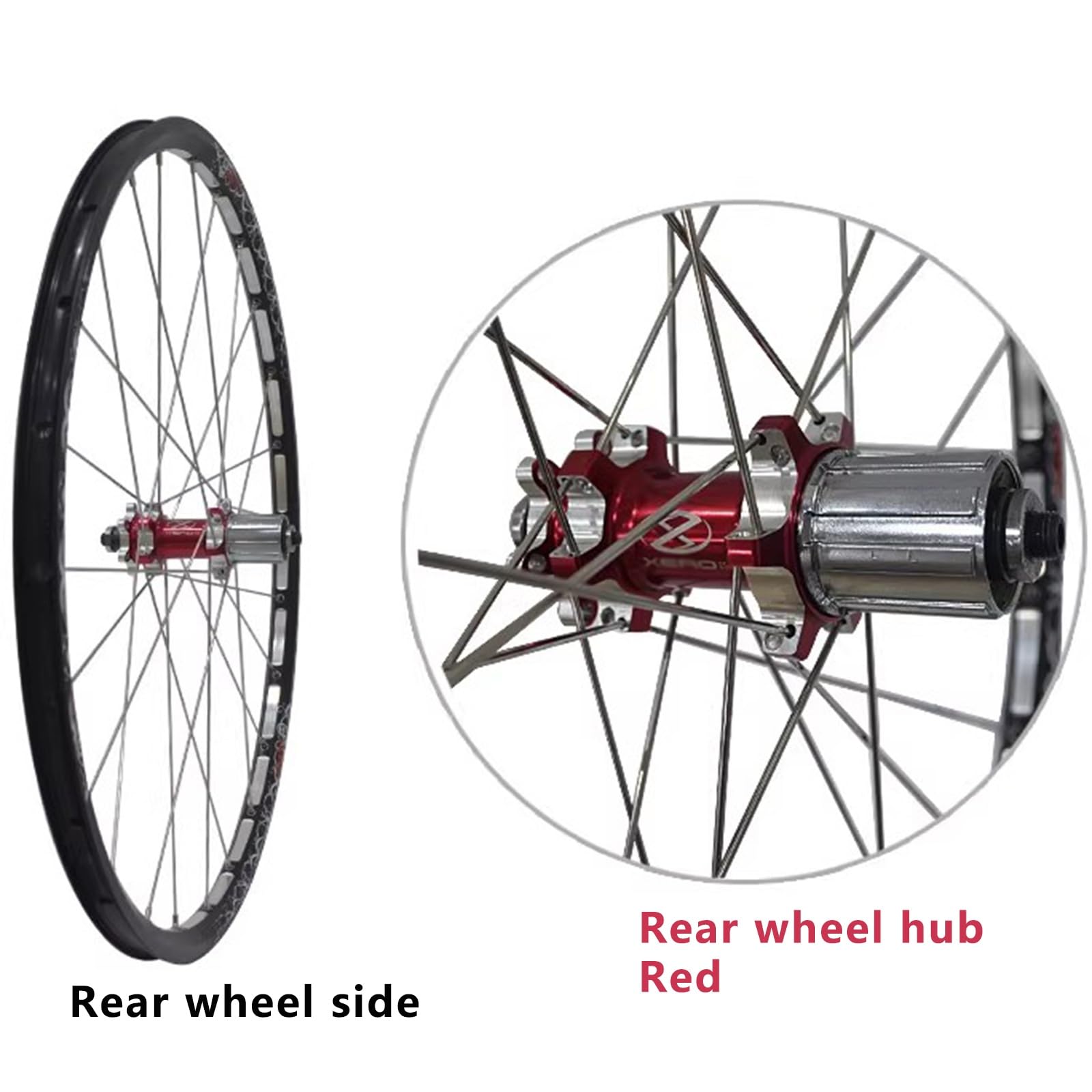 Amazon.co.jp: マウンテンバイクホイール 26インチ ダブルウォール