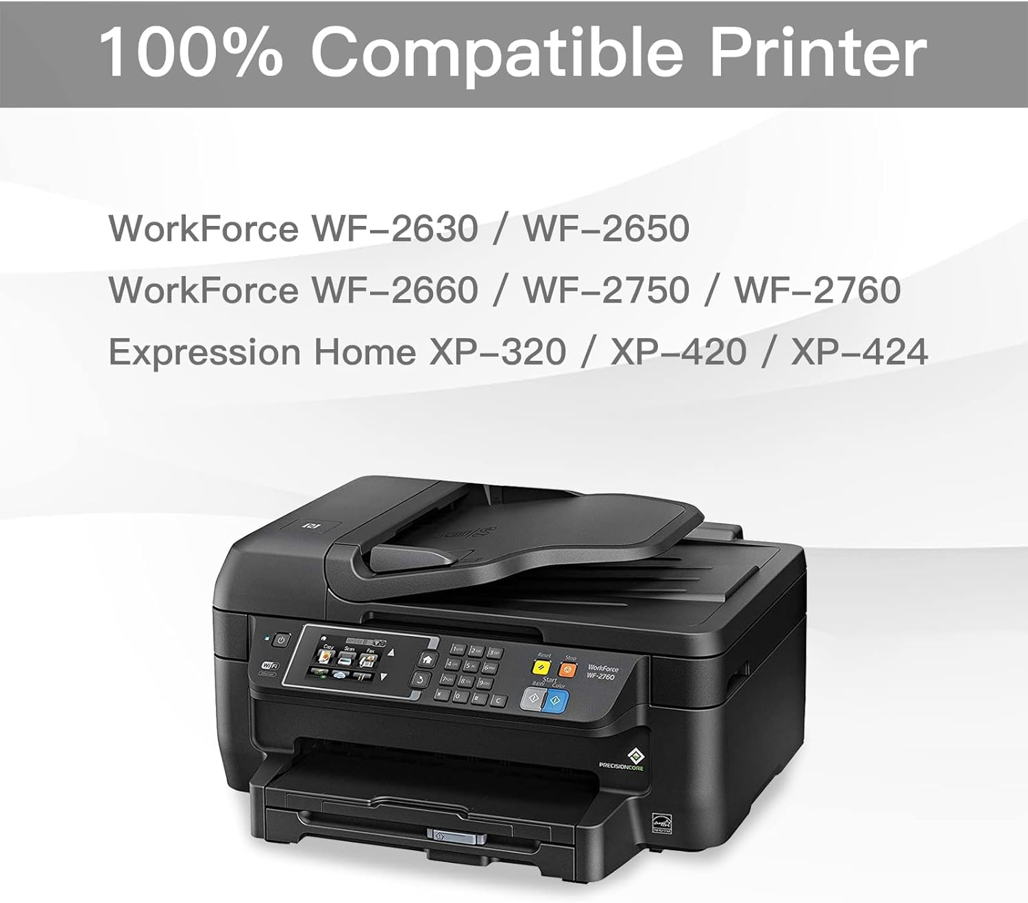 BeOne Remanufactured Ink Cartridges Replacement for Epson 220XL 220 XL T220 T220XL to Use with Workforce WF-2630 WF-2650 WF-2660 WF-2750 WF-2760 Expression XP-320 XP-420 XP-424 Printer (2X Cyan)