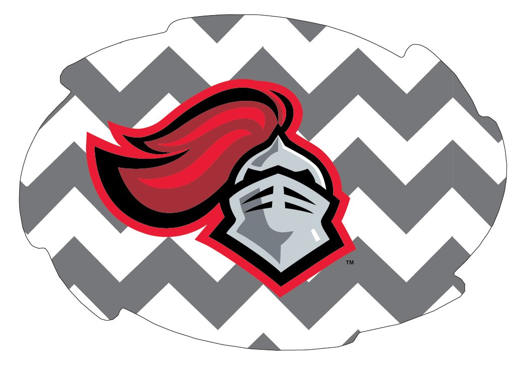 Rutgers Scarlet Knights 5x6 Inch Chevron Swirl Magnet Single Officially Licensed Collegiate Product