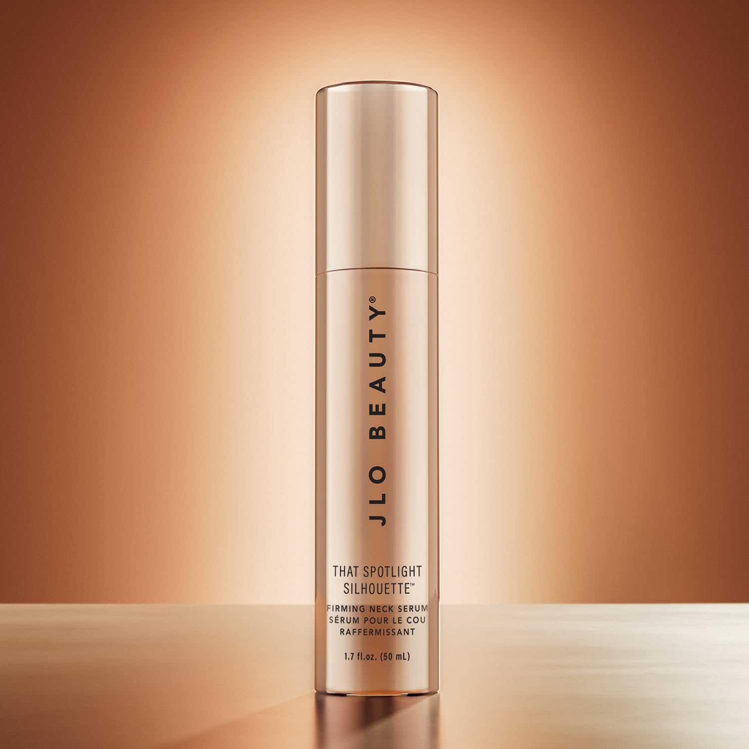 JLO Beauty That Spotlight Silhouette Firming Neck Serum, Hydrating & Sculpting Treatment with Peptides, Red Algae & Hyaluronic Acid, Dermatologist Tested, 50ml