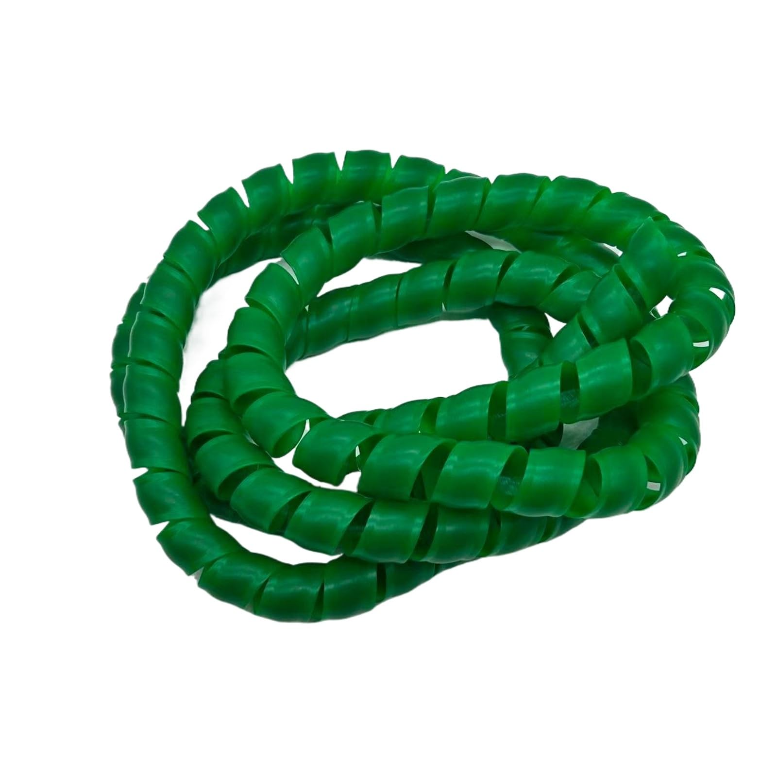 Manguito Flexible de 5 Metros for Cables en Espiral, Ideal for tuberías de Aceite, mangueras de Aire Acondicionado y gestión de Cables. Anti-Desorden(Green,ID 45mm)