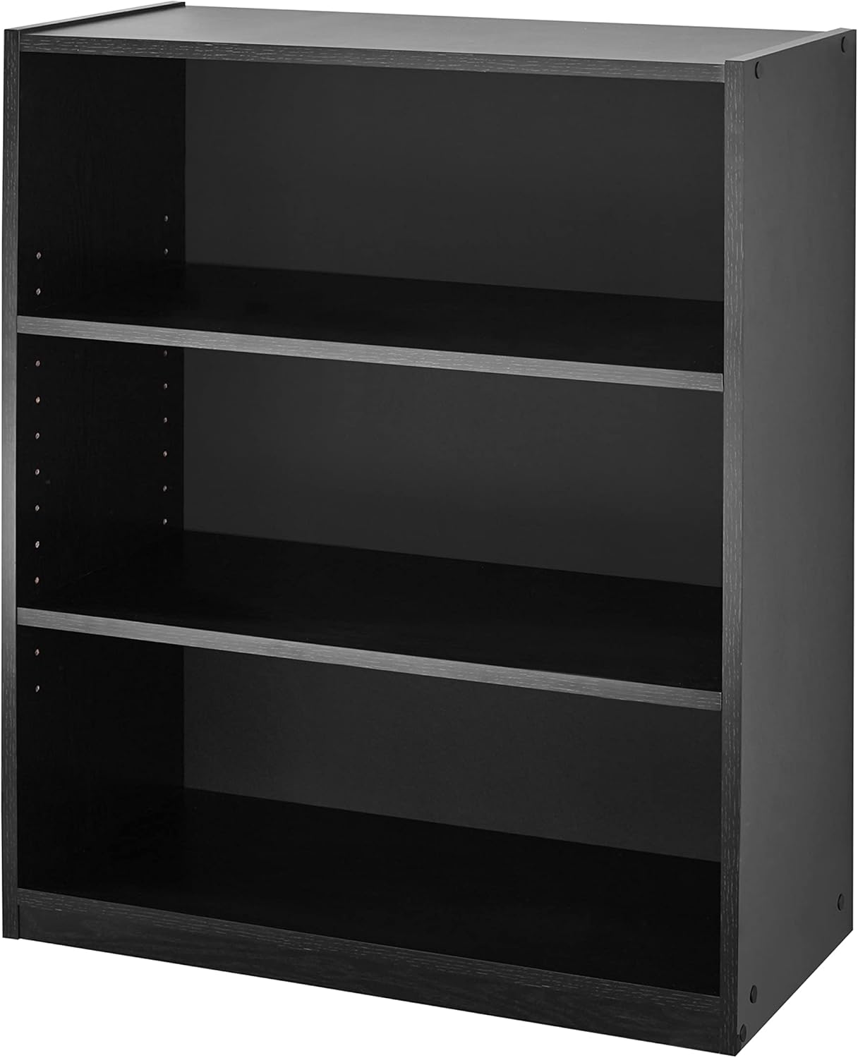 ONICUT 3Shelf Bookcase with Adjustable Shelves, Espresso