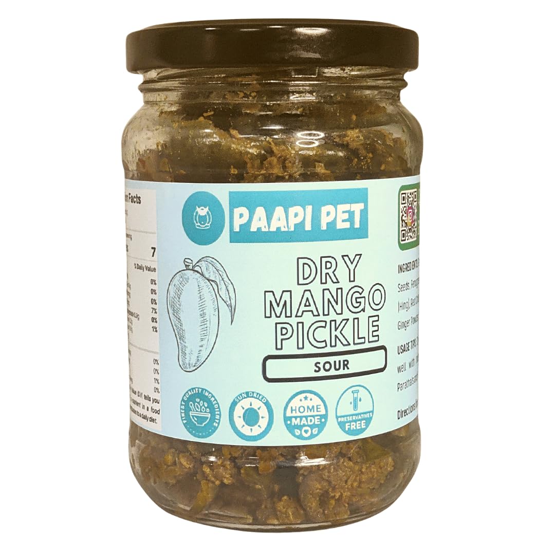 Paapi Pet Dry Mango Pickle - Sour - 500g | 100% Homemade | No Preservatives | Sundried | Natural Ingredients | Aam Ka Sukha Achaar (500g) (B0C8MZBLDK) Amazon Price History, Amazon Price Tracker