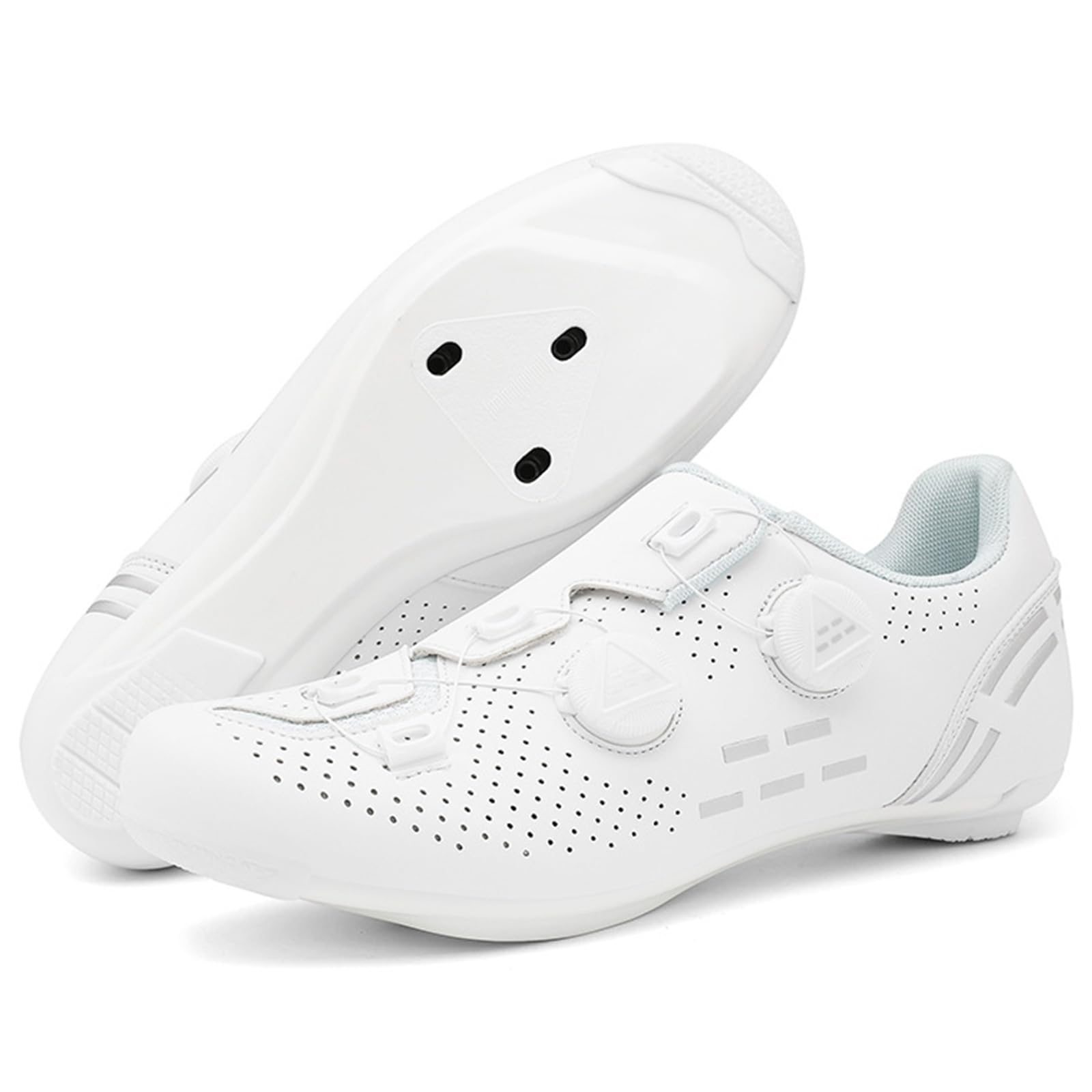 Fahrradschuhe Herren Damen Rennradschuhe Kompatibel mit Look SPD SPD-SL Delta Lock Pedal Reitschuhe Atmungsaktive Outdoor-Radschuhe Fahrrad Schuhe
