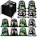 15 Packs Video Game Party Loot Bags 12 x 10 Inch Game on Theme Present Bags Party Supplies Birthday Goodie Bags Video Game Party Favors Game Bag with Drawstring Party Favor(Multicolor,Cool Style)