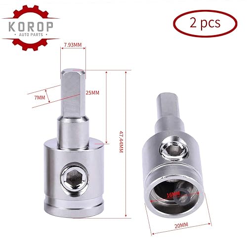 Miniatura 2 de Reductor de cable de calibre 10 a 4, 2 piezas, adaptador de entrada de amplificador de potencia de audio para automóvilamplificador de tierra de