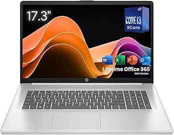 Amazon.com: HP 17.3 inch Laptop with Lifetime Office 365 for