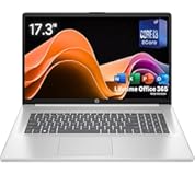 HP 17&period;3" Laptop Computer • Intel 13th 8-Cores i3 CPU &lpar;Beat 11th i5&rpar; • 32GB RAM • 1TB SSD • 10-Key Number Pad • Win11 Pro • Lifetime Microsoft Office 365 for The Web • W&sol;O Mouse