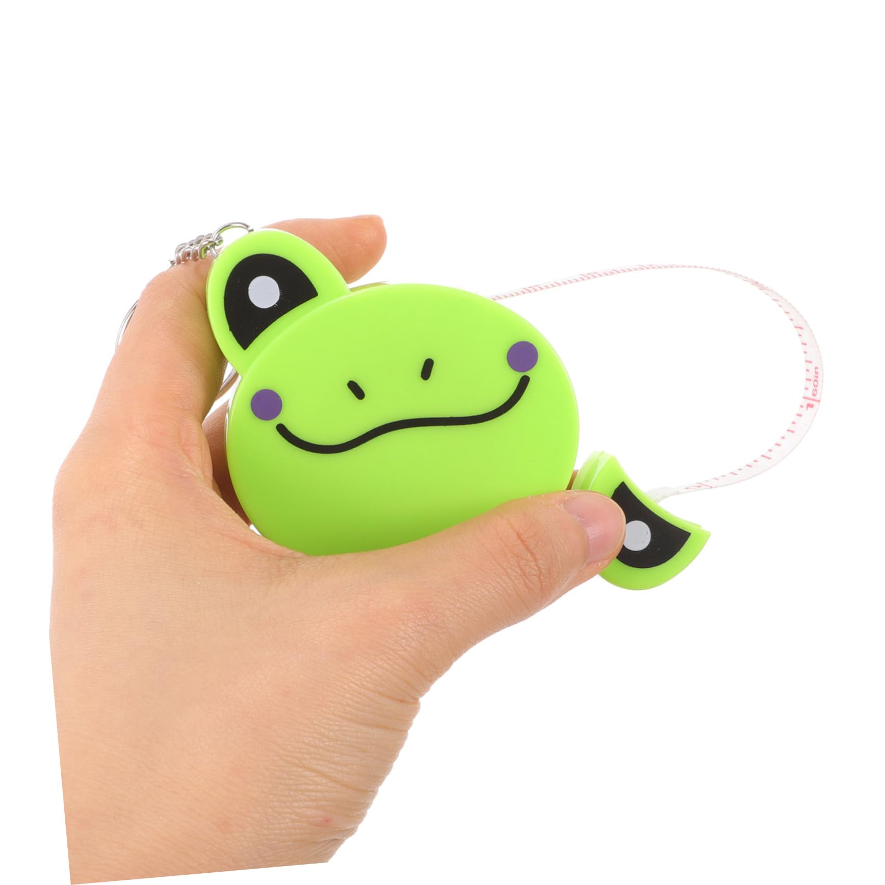 DOITOOL 5 Juegos Mini Cinta Métrica De Animales Titular De La Insignia Dibujos Animados Juguetes Hola Medidor Colgante De Cinta Métrica De Metal Retráctil Abs 4 Uds * 5