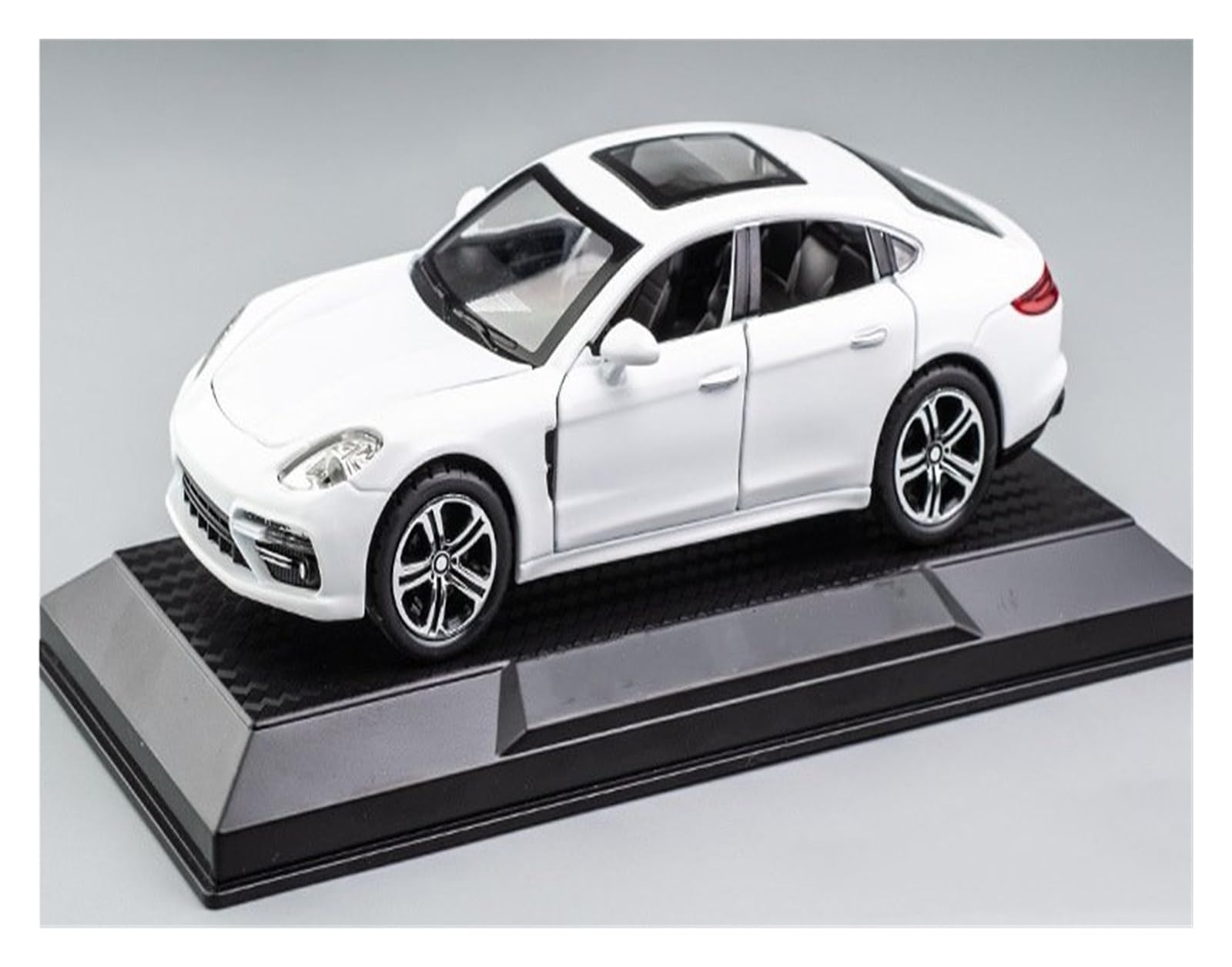 MOCALUX Scale Die-Cast Model Car 1:32 For Panamera Alloy Car Model Diecast Metal Vehicles Collections(White)