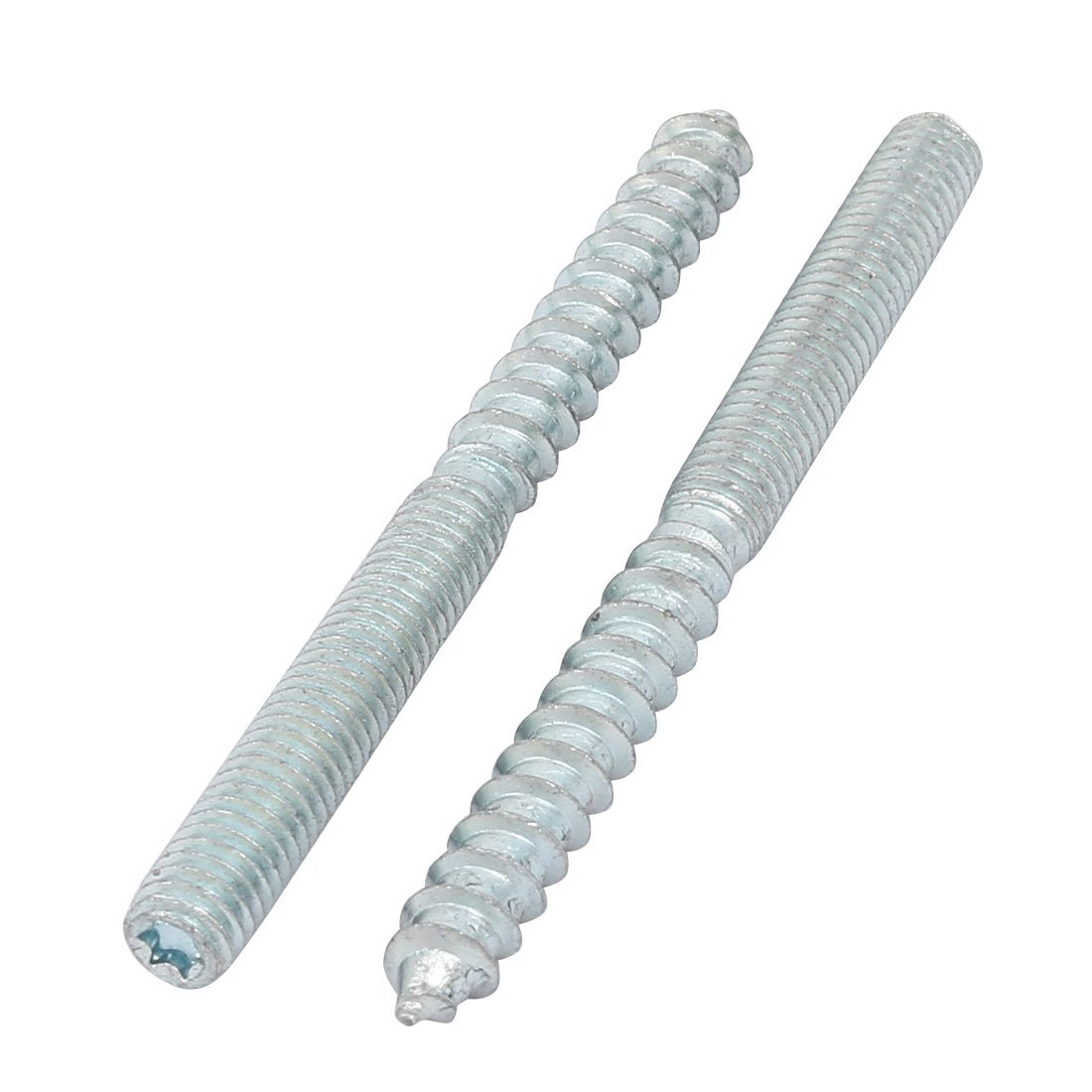 Aexit M6x70mm Carbon Home Hardware Steel Zinc Plated Torx Head Self-Tapping Hanger Bolt 12pcs Model:86as293qo686