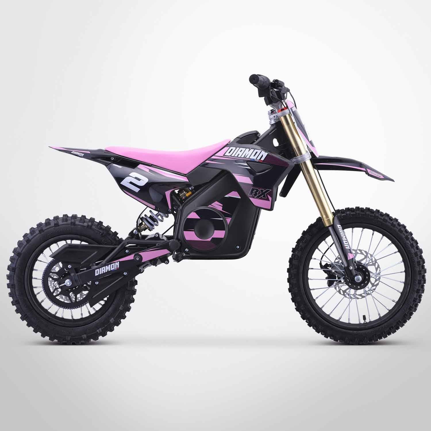 Moto Enfant Électrique 1300W / Moto cross ORION 1300W / 14/12 / Édition 2021 / Rose