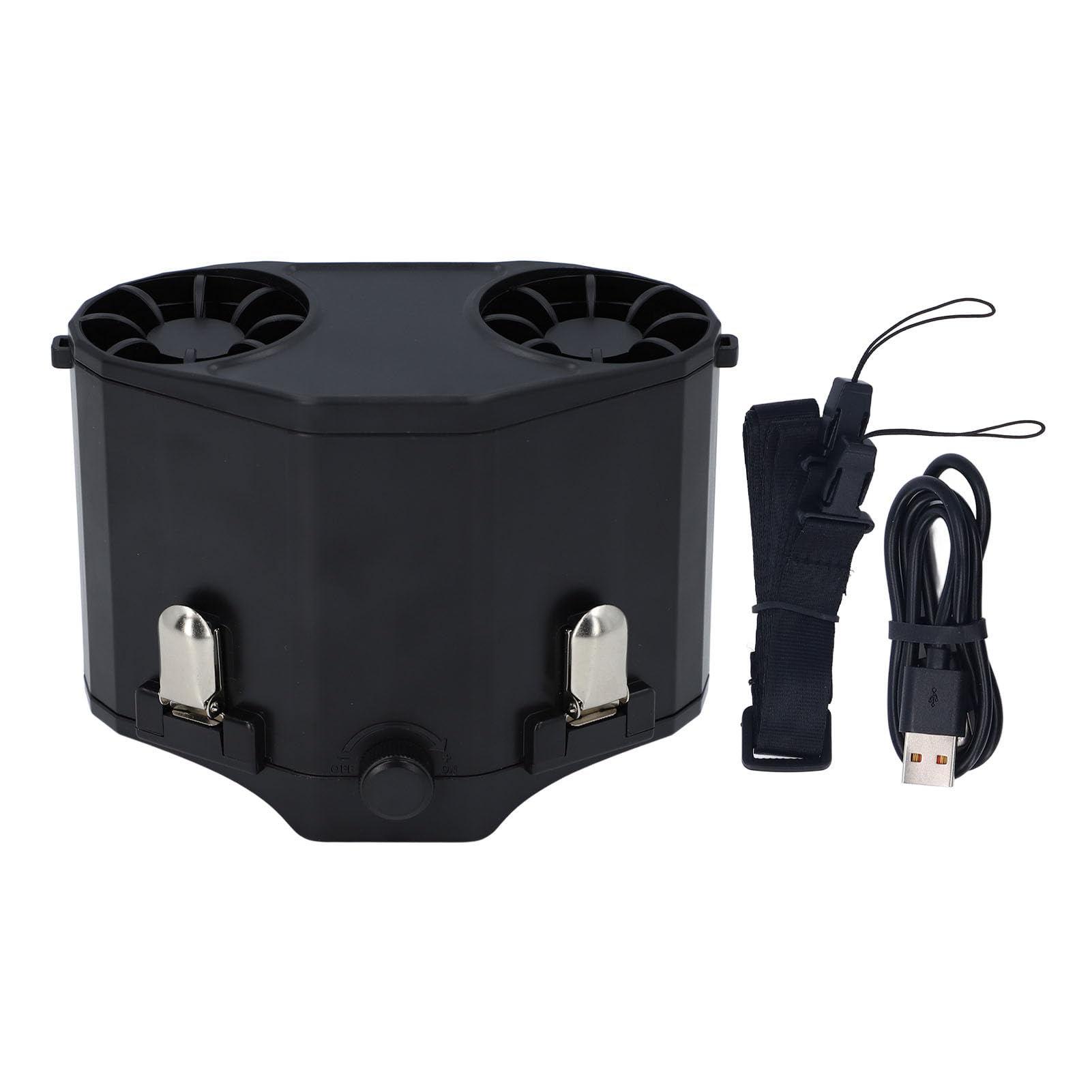 Xiuganpo Ventilatore a Clip da Vita Portatile 20000mAh, 120 Ore a