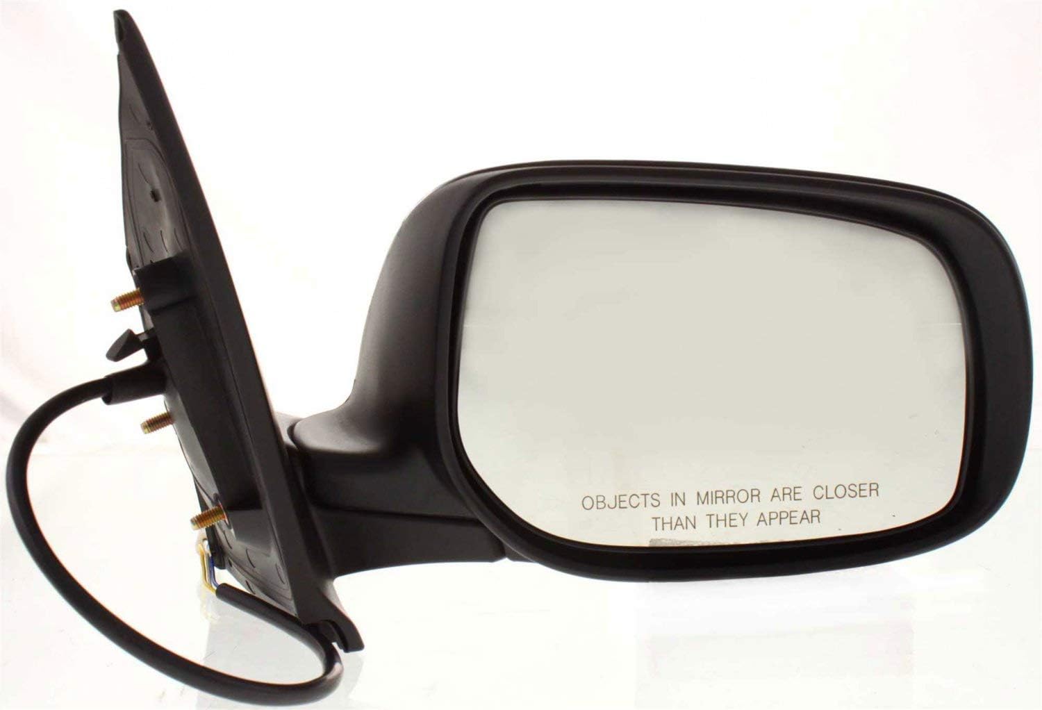 Kool Vue Driver & Passenger Side Power Mirrors for Toyota Yaris 2007-2012 Paintable Sedan