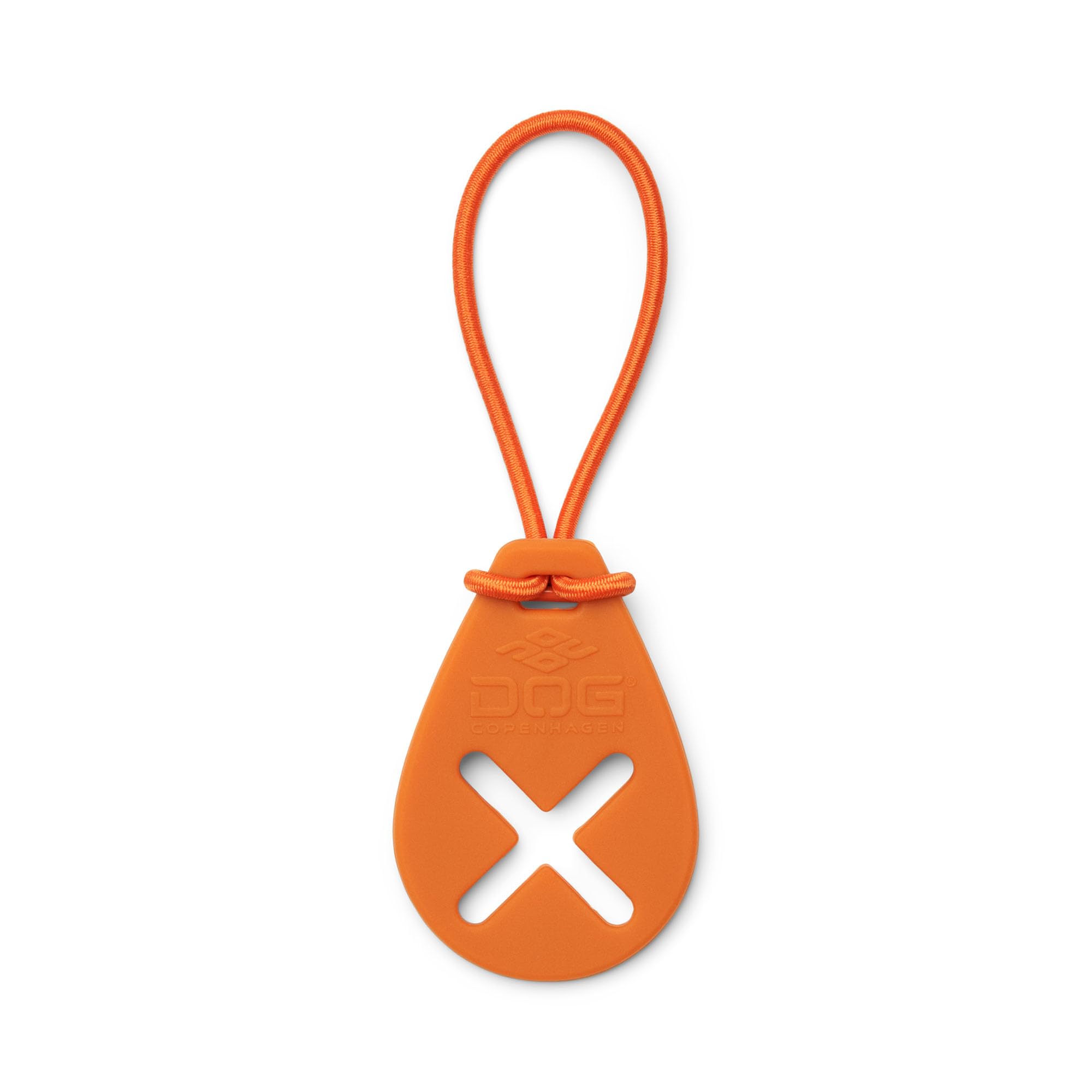DOG Copenhagen Flexy Dog Poop Bag Holder for Lead - Poo Bag Carrier - Dog Waste Bag Holder - Poo Holder - Lightweight and easy to use and attach to leash, Orange Sun, One Size