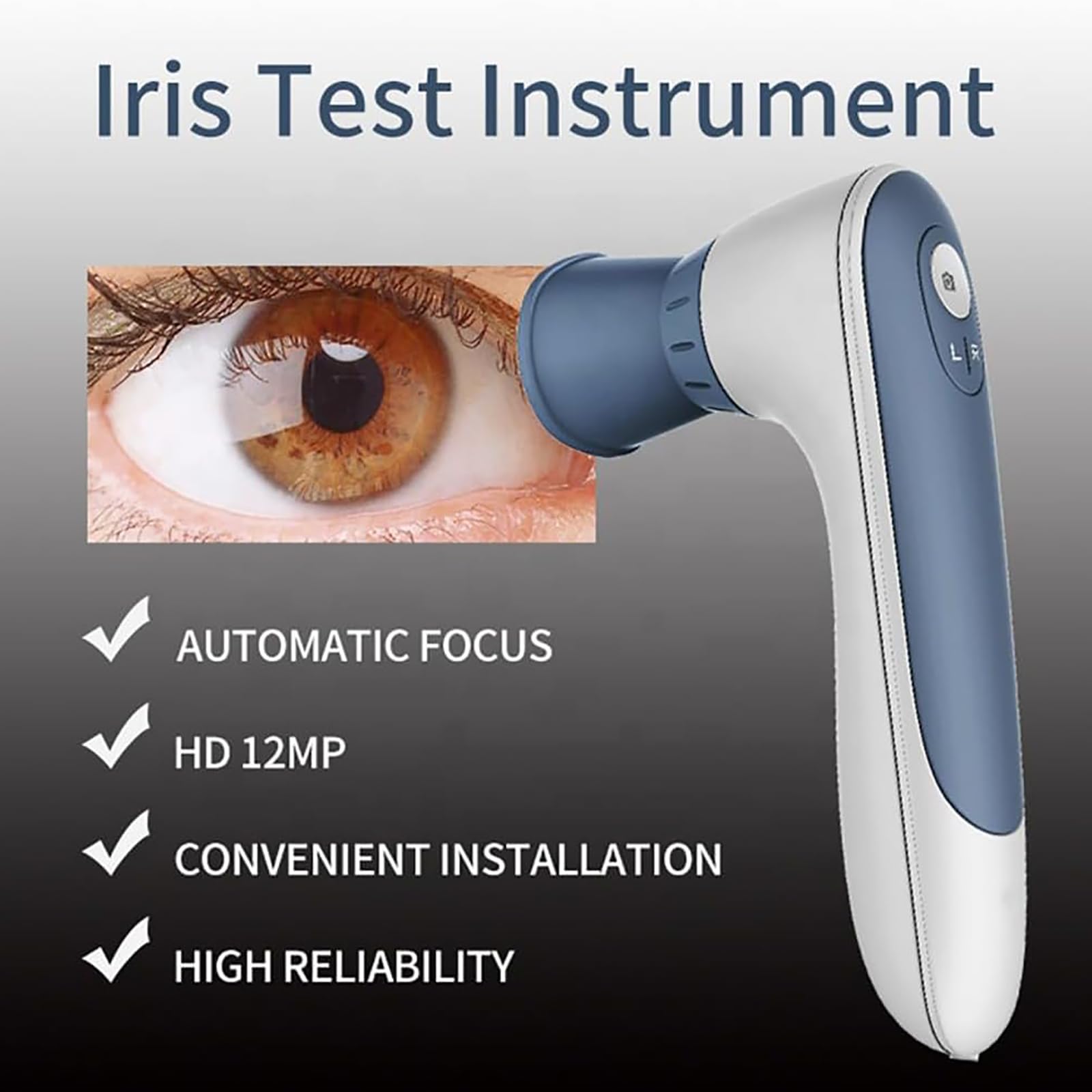 Iris-analysekamera, Multifunktions-iris-analysegerät Mit Software, Hd-auflösung Mit 12 Megapixeln, Für Kosmetikstudios, Spas Und Zuhause