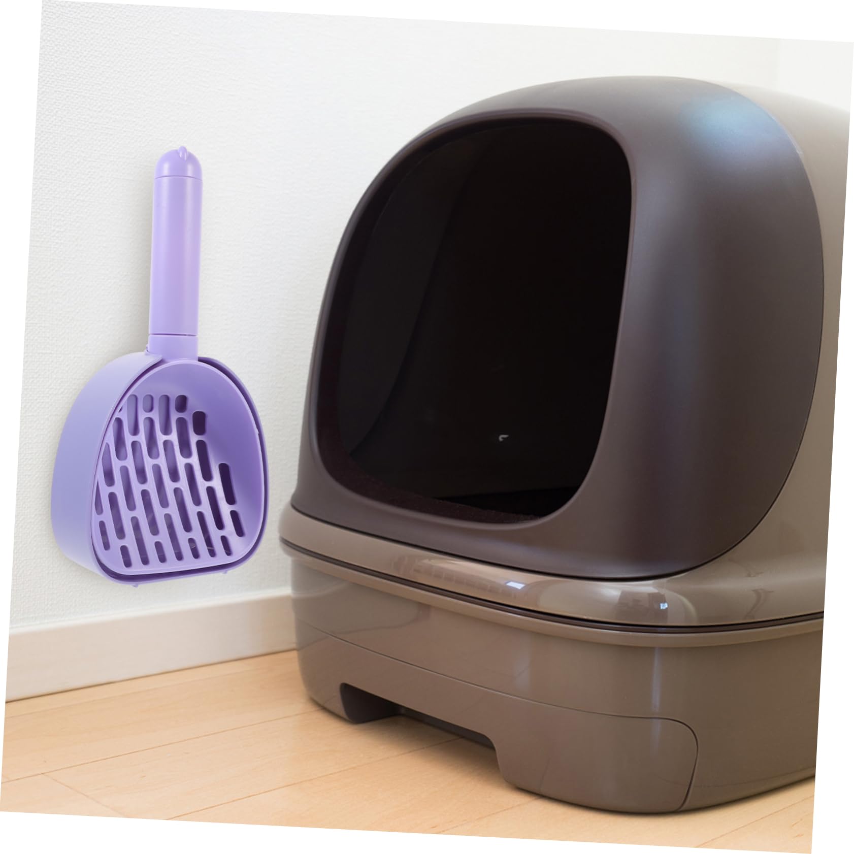 Pala para Arena de Gato, Bandeja de Arena portátil for Gatos, Herramienta eliminación Mascotas, Limpieza del hogar
