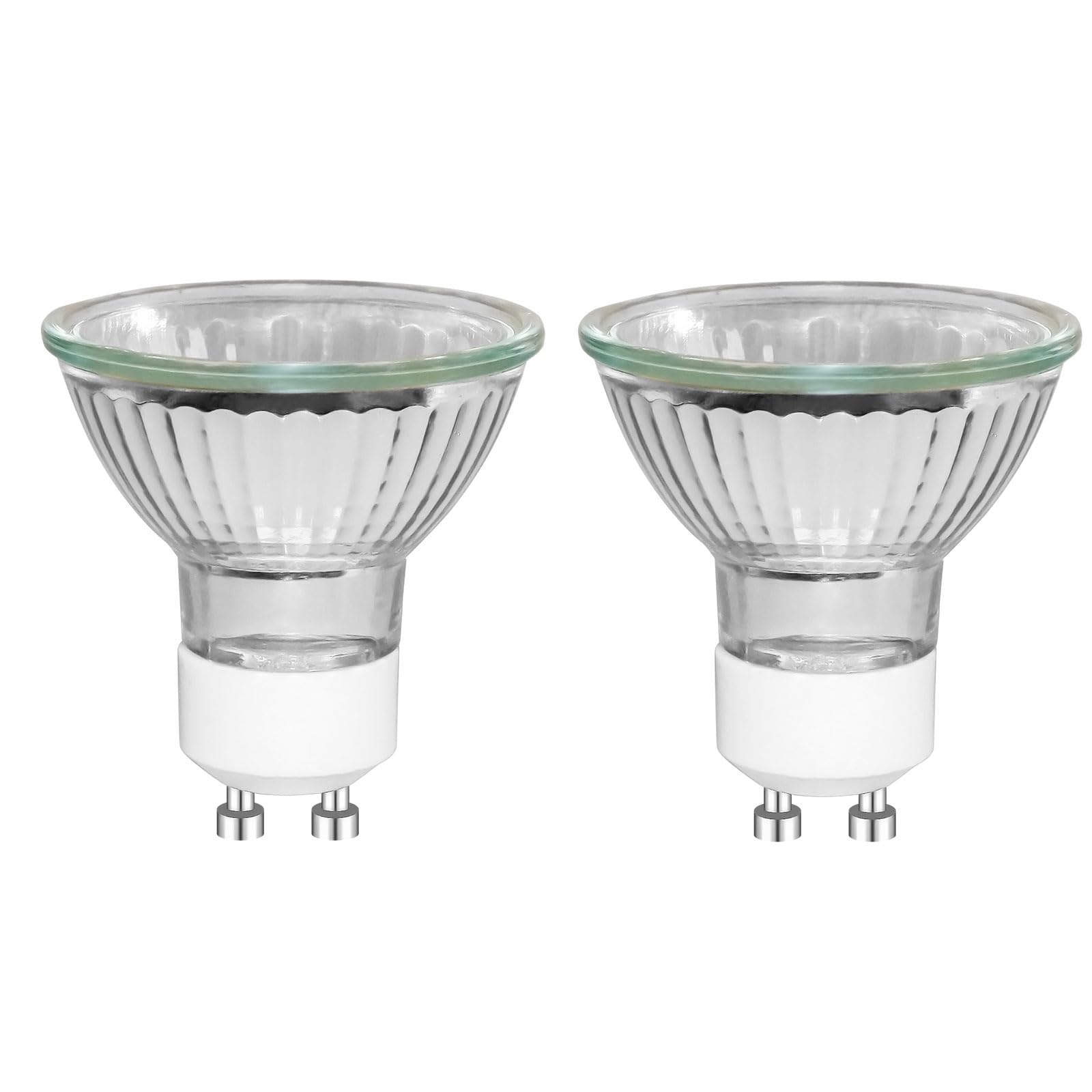 Caldarax Żarówka GU10 50 W z możliwością ściemniania, AC 230 V, 500 lm ciepła biel 2800 K, reflektor MR16 GU10 do podgrzewacza świec, lampy do zabudowy, oświetlenie szynowe, kąt świecenia 45° punktowy