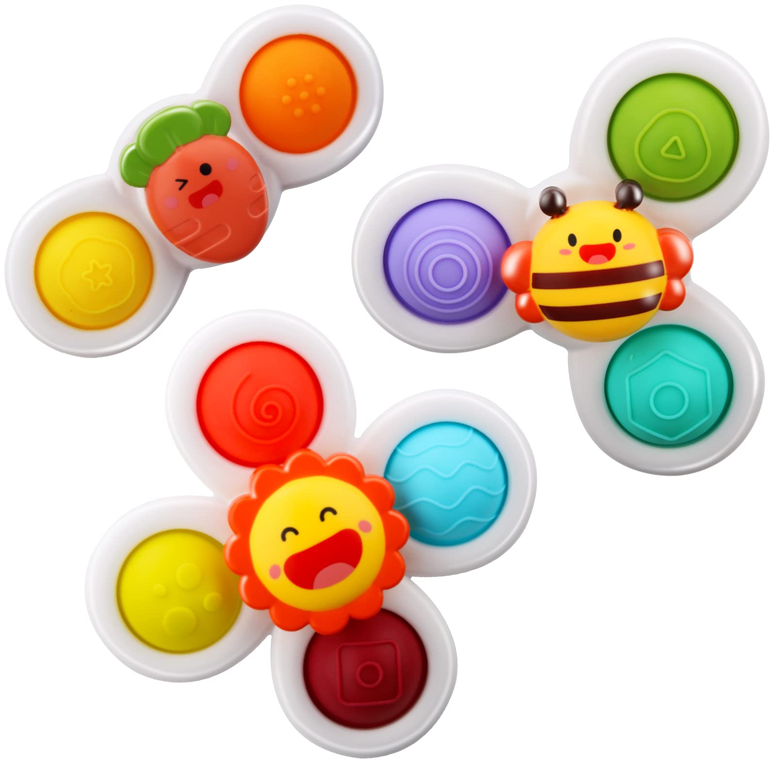 Buy AIUOKYA Suction Cup Spinner Toys, Simple Dimple Suction Toy with Silicone Bubbles Kids for