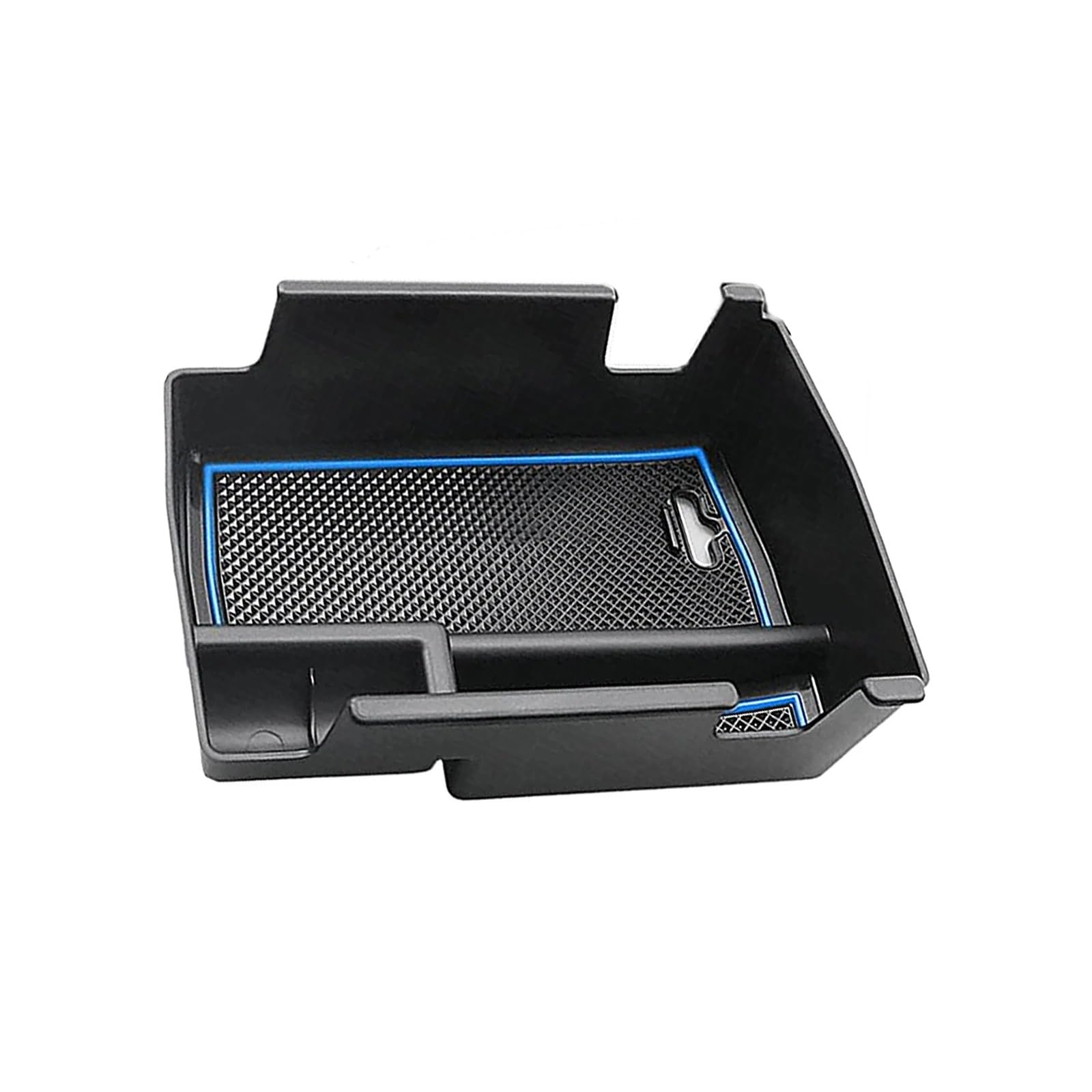 DZWDY car Interior Compatible With For Compass 2022 2023 Car Interior Armrest Organiser Tray Center Console Organizer Console Organizer Tray(Blue Line)