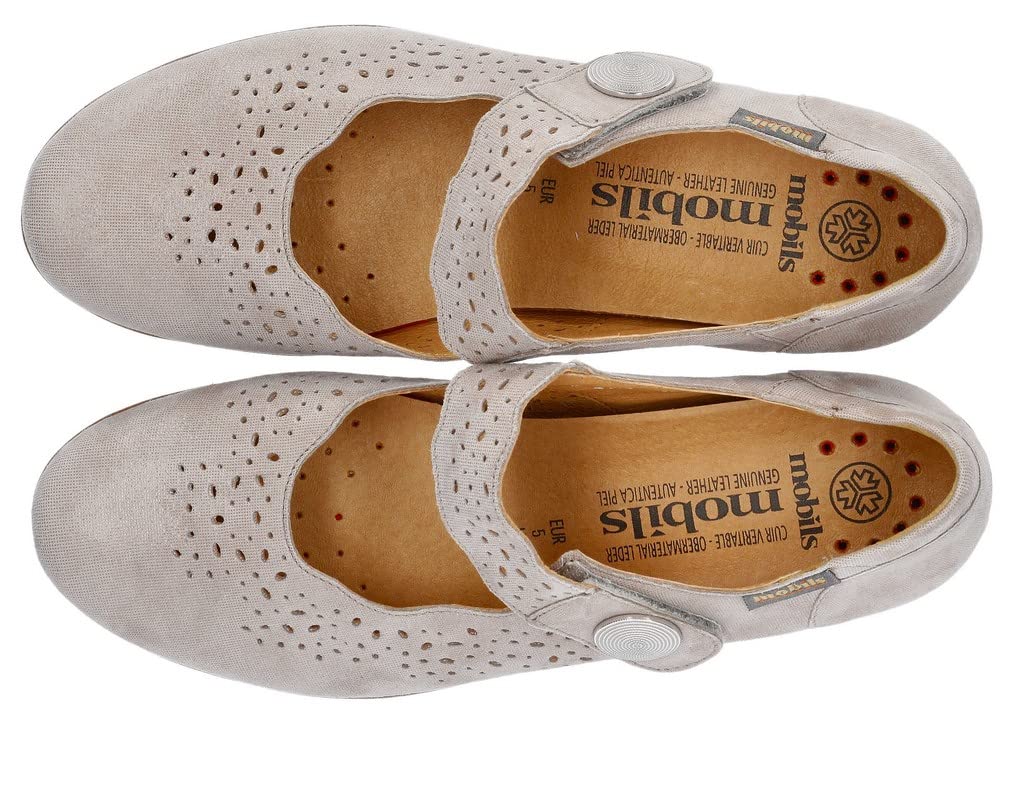 Mephisto Mobils Fabienne Light Taupe Mary Jane Donna (38)