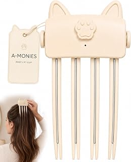Wireless Heated Volumizing Root Lift Clip Rechargeable Hair Styling Comb