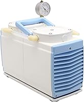 Vista 3 de CGOLDENWALL 20 L/min de laboratorio sin aceite de la bomba de vacío del diafragma aceite 2 cabeza certificado GM-0.33A del CE