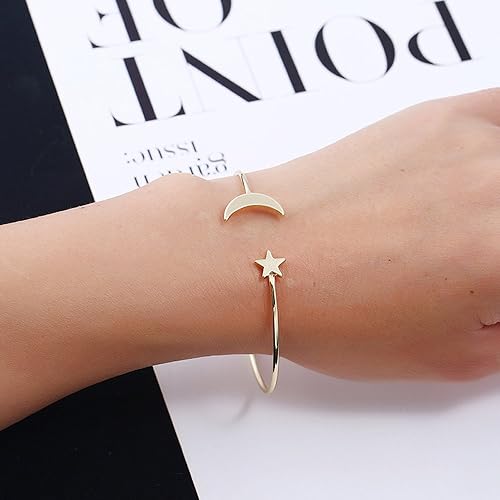 Miniatura 2 de YINLI Paquete de 2 pulseras elásticas simples para mujer