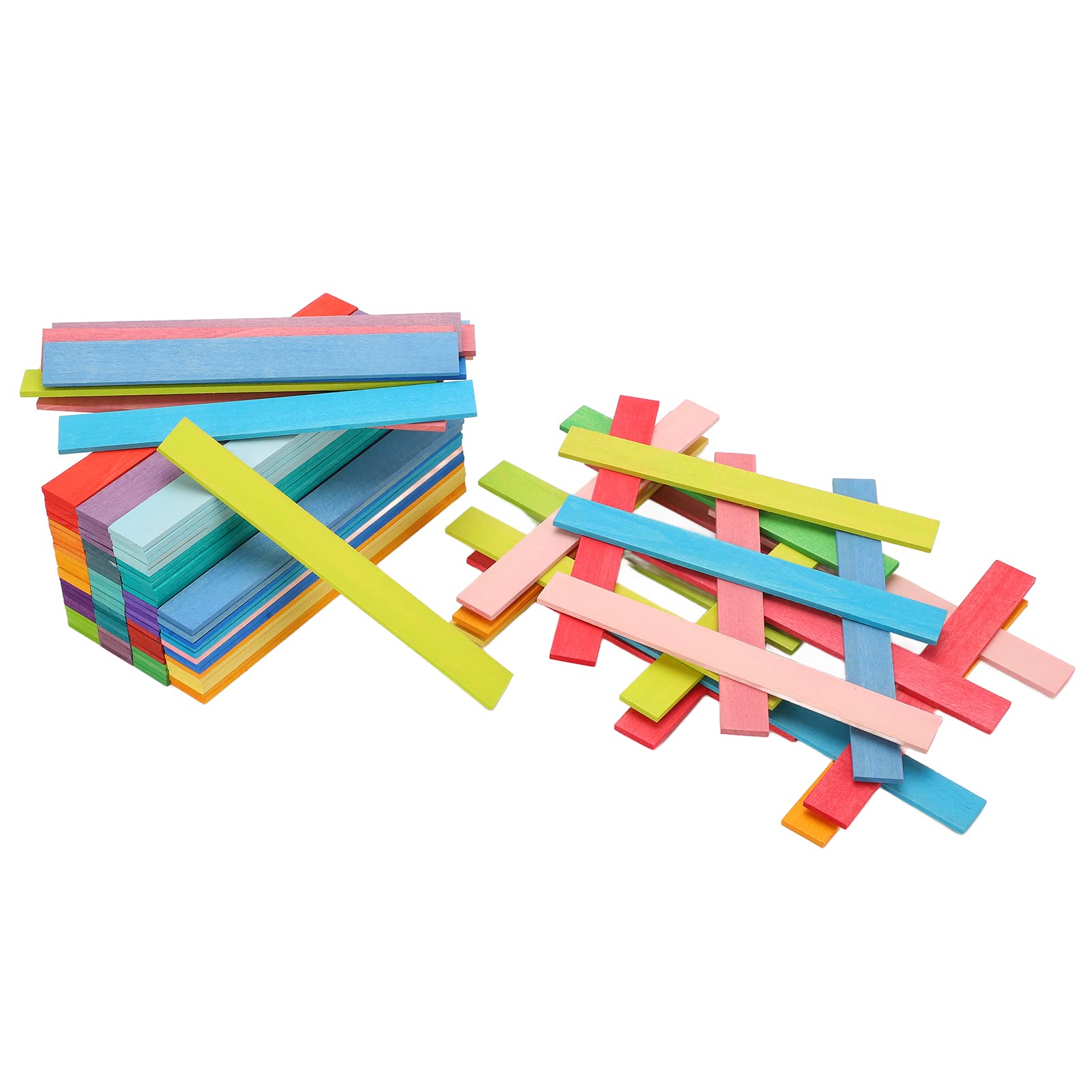 120PCS Bunte Holzbausteine ​​Brückenbau Stapelspielzeug Kleinkind Kinder Handgemachtes pädagogisches Puzzle-Spielset Premium Lindenholz Vorschul-Lernwerkzeug