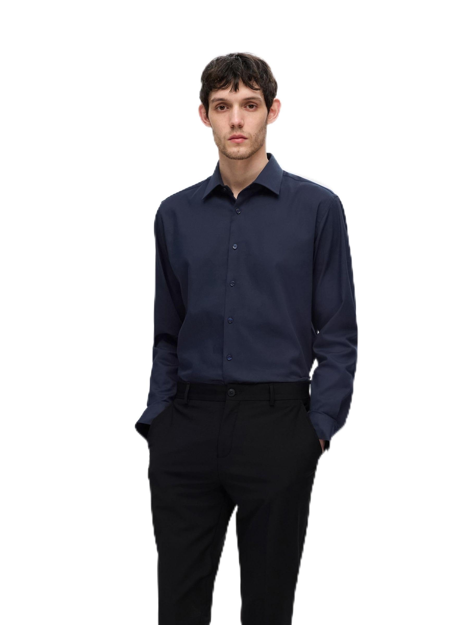 Selected Homme Herren Slhslim-Performance Shirt Ls Noos Hemd