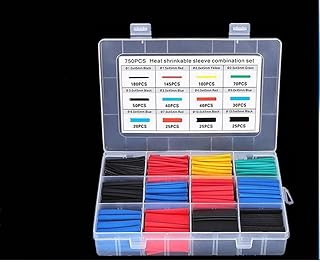 750pcs Color Heat Shrinkable Tube Boxed Combination Set Mixed Color Insulating Sleeve Electrical Plastic Shrinkable Set