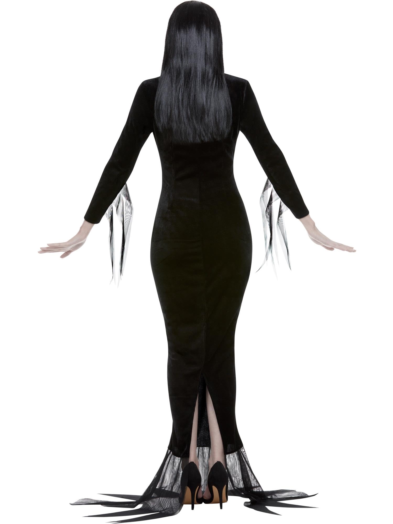 Smiffys Damen, Offiziell Lizenziertes Addams-familie Morticia, offiziell lizenziertes Addams-Familie Morticia (1er Pack)