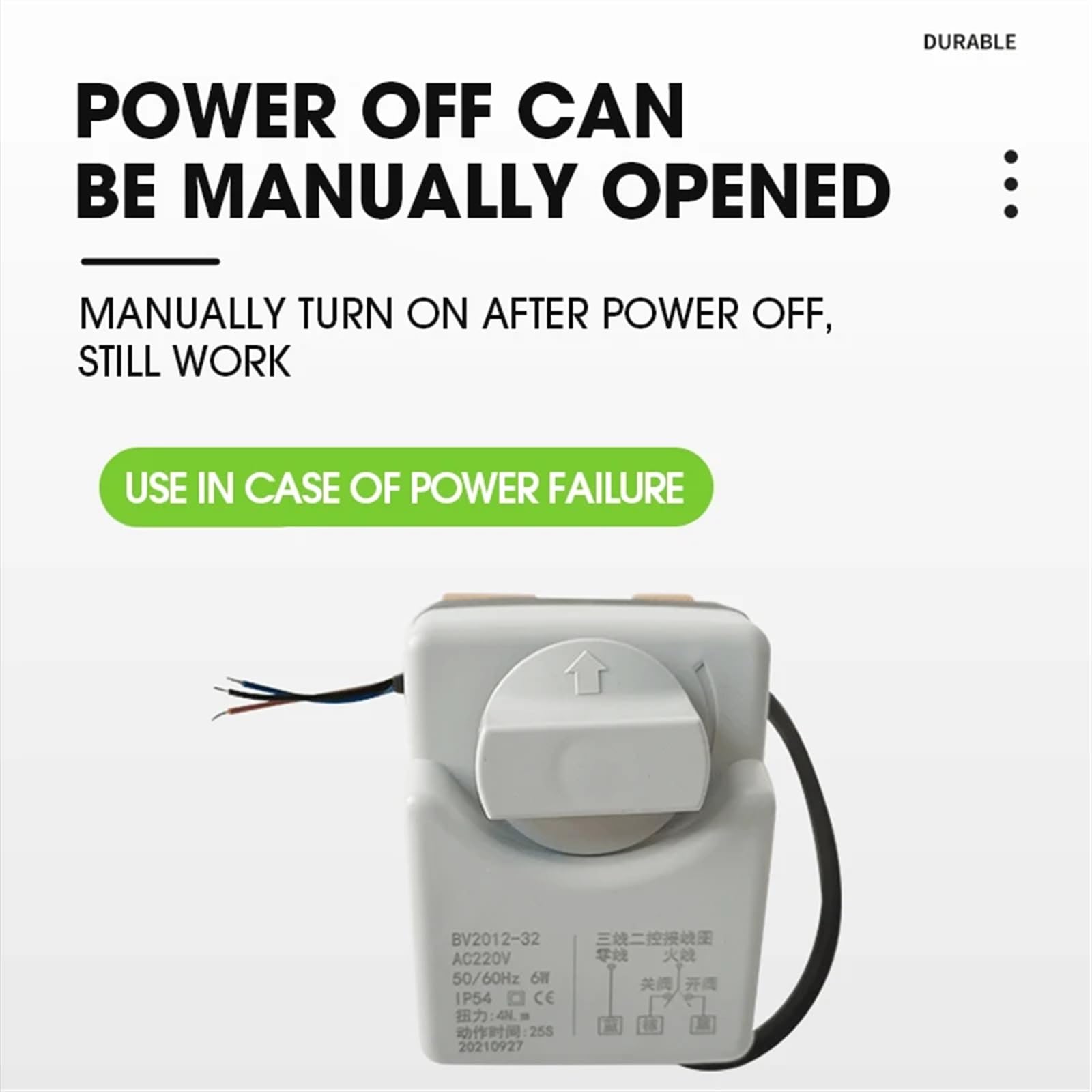 Mosiężny zmotoryzowany zawór kulowy 3-drożny 2 sterujący siłownik elektryczny z przełącznikiem ręcznym AC220v DN15 20 40 do wody powietrza (trójnik 220 V-3-drożny, tylko 2-drożny korpus)