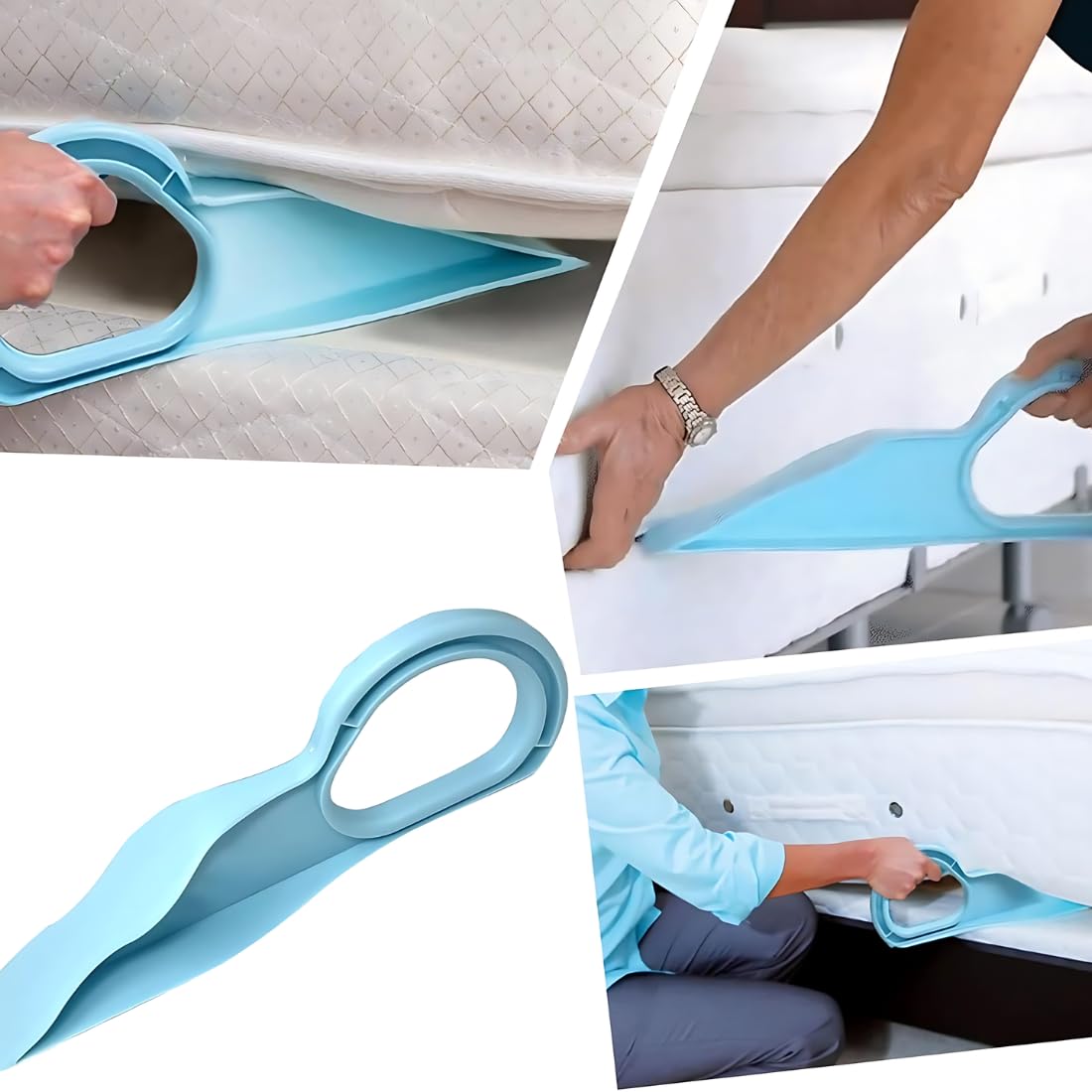 Drumstone ๐๐ ๐๐๐๐๐ ๐๐๐๐๐๐๐๐ 2-in-1 Plastic Mattress Lifter & Bedsheet Tucker Tool|Handy Wedge Elevator for Lifting & Tightening|Perfect Bed Sheet Tightener for Hotels|Mattress Lifting