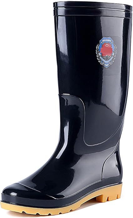 Stivali da pioggia uomo stivali di gomma stivaletti alla moda punta tonda  stivali Plarform scarpe da pioggia antiscivolo da esterno stivali da pesca  da uomo| | - AliExpress