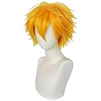 Vista 55 de Anogol peluca color blanco plateado Tokio Ghoul Tokio Guru Kaneki Ken para fiesta de Cosplay