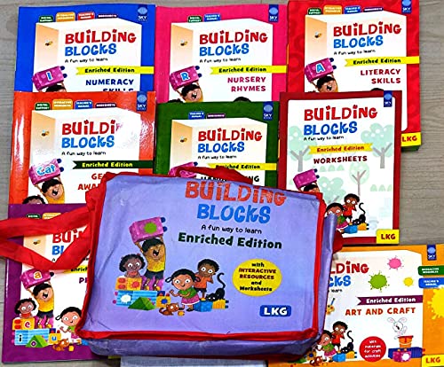 Image of LKG BUILDING BLOCKS A FUN WAY TO LEARN ENRICHED EDITION SET OF 11 BOOKS SKY BOOKS [Paperback] SKY BOOKS [Paperback] SKY BOOKS [Paperback] SKY BOOKS