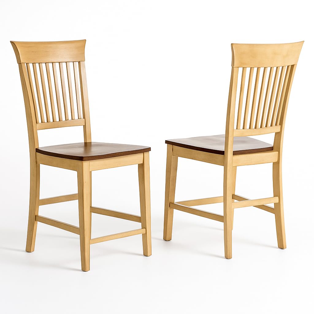 Sunset Trading Brook Barstool, Pecan and Wheat