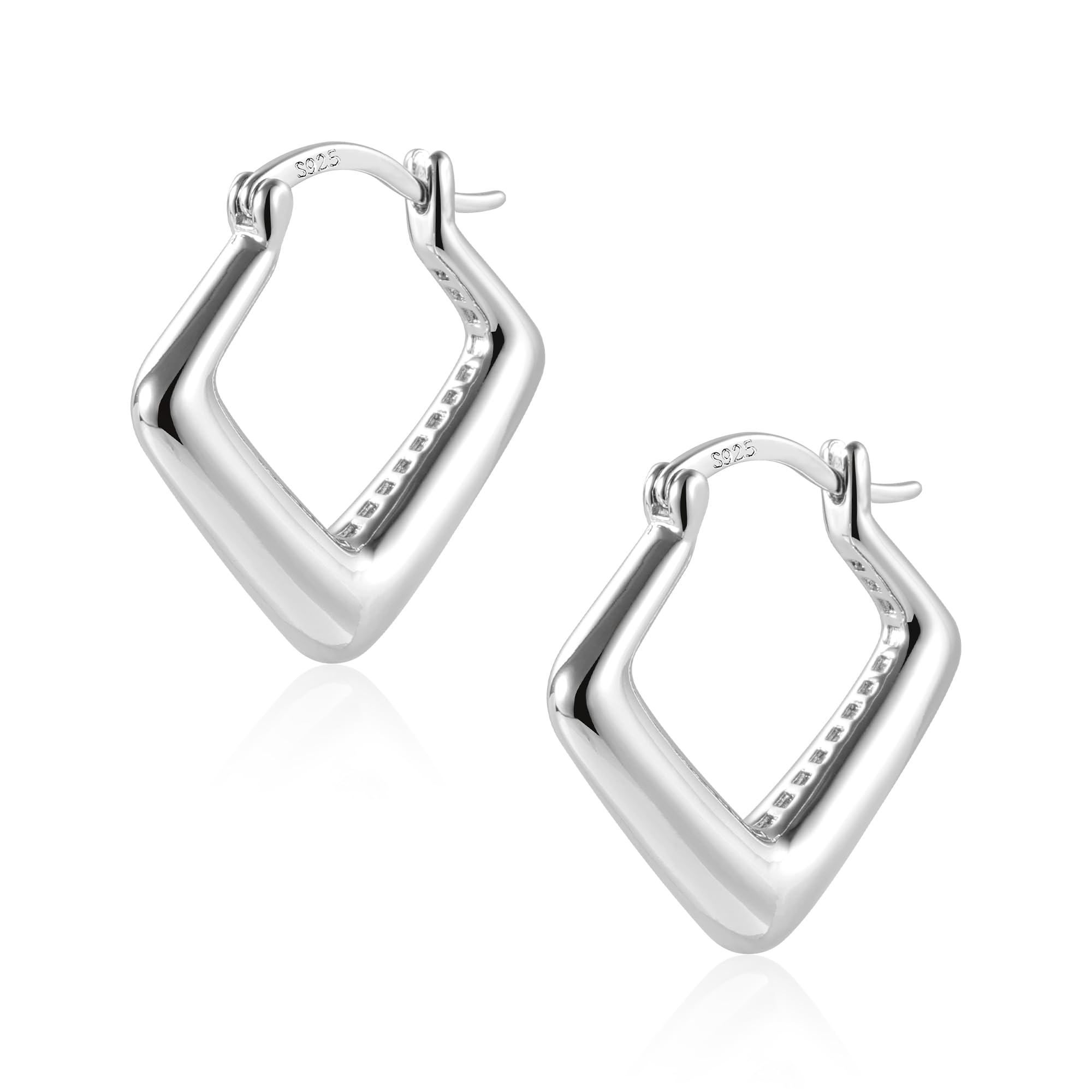 ALEXCRAFT Ohrstecker Silber Ohrringe Set Klein mit Zirkonia