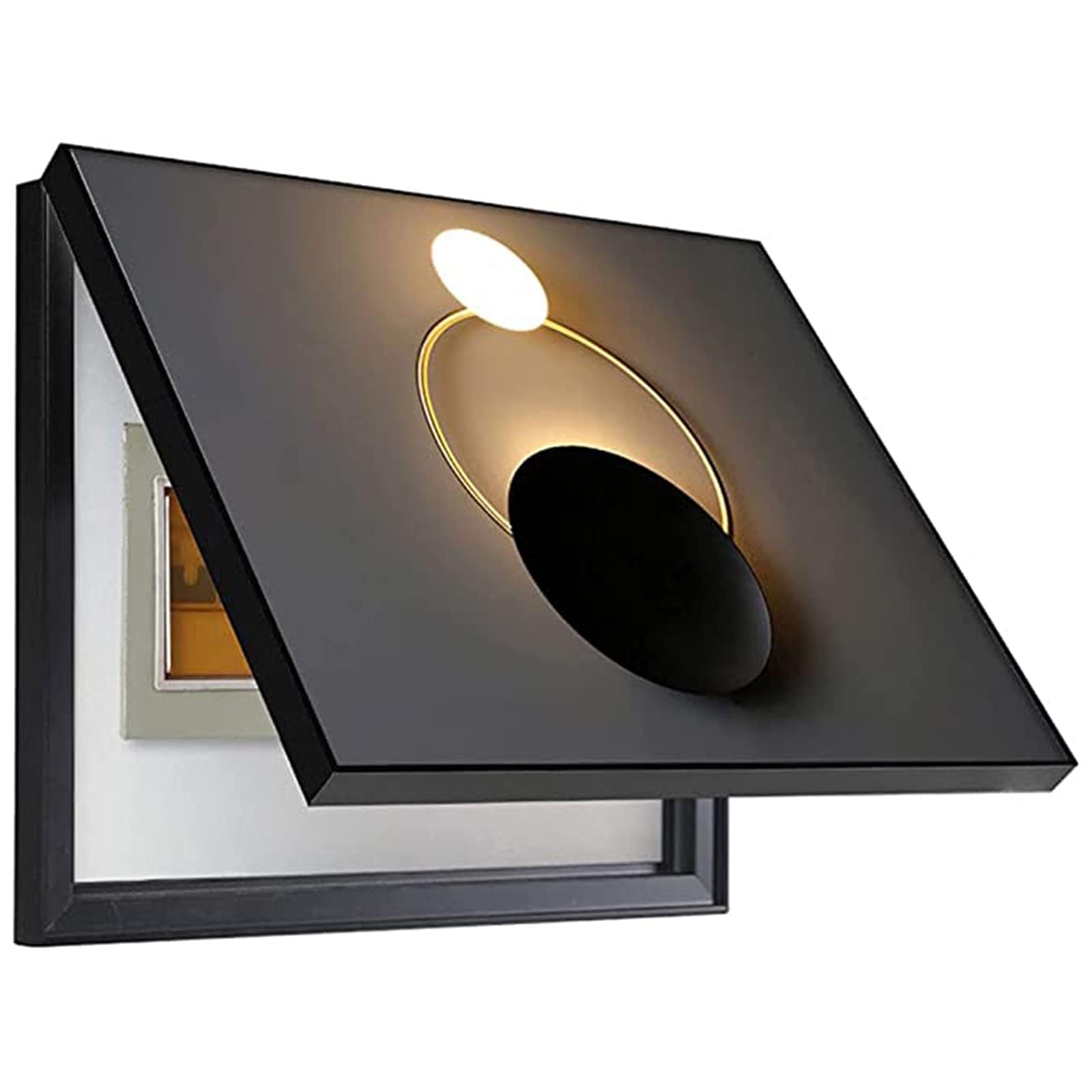 Cuadro eléctrico con tapa, cubierta decorativa moderna, 2,60 x 50 cm